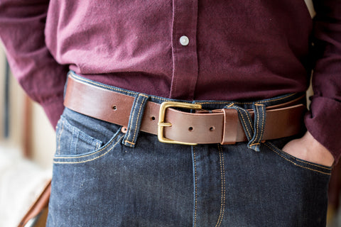 Cocoa Leather Belt Kit