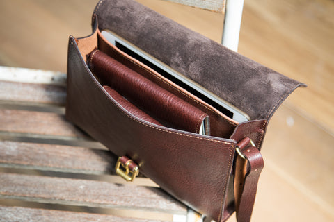 Midi Baja Leather Travel Bag by Tanner Bates