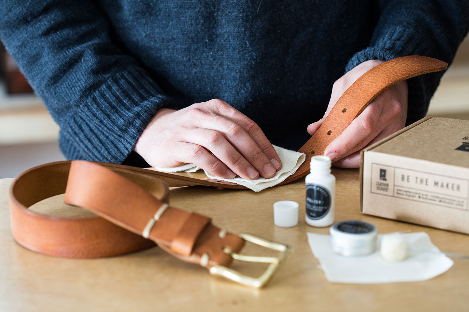 Leather School Belt Kit