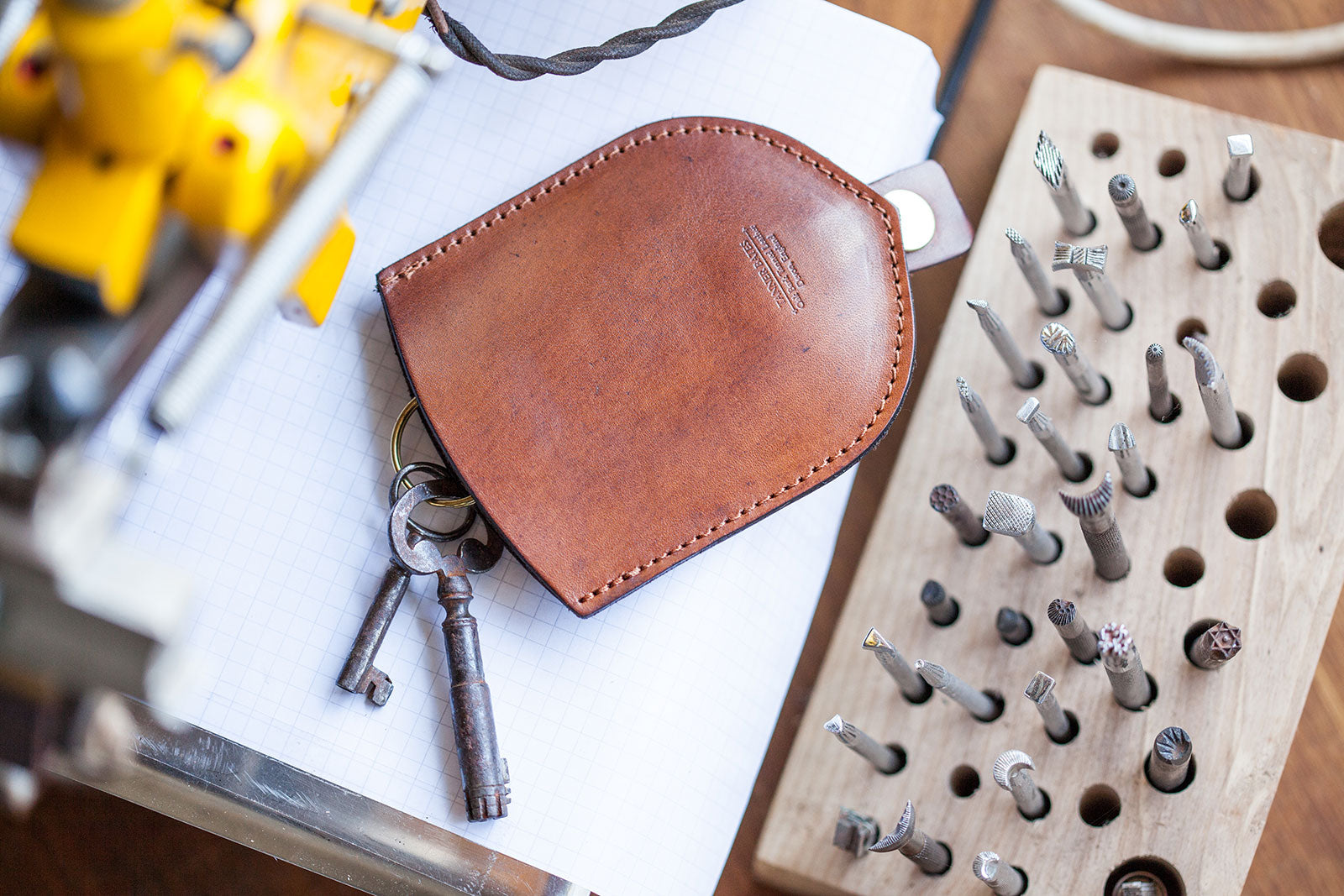 Leather Key Pouch by Tanner Bates