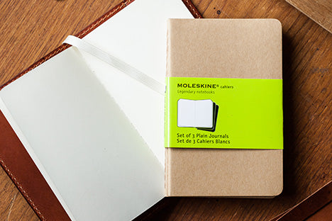 Pocket Size Moleskine re-fillable journal by Tanner Bates