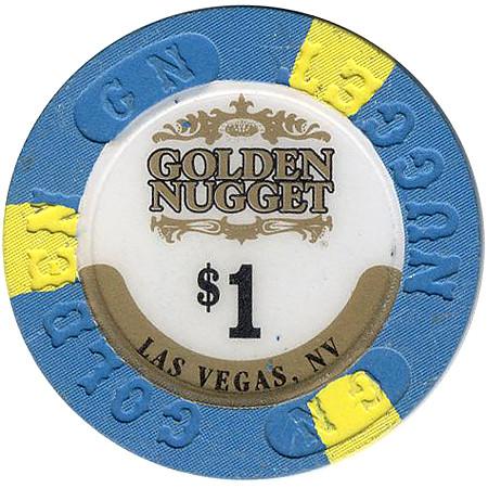 GOLDEN NUGGET LAS VEGAS CASINO $1 HOUSE CHIP