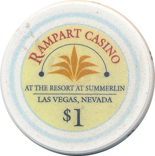 LasVegas Rampart Casino NV   $1 house chip
