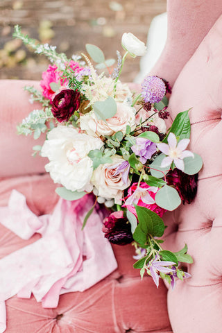 Pink Plum Bridal Bouquet