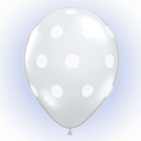 Clear Polka Dot Balloon