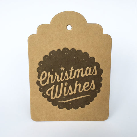 Christmas Wishes Giant Tag