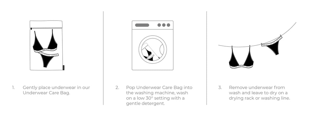 How to wash your underwear