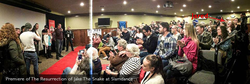 Jared attending the Slamdance Film Festival Screening of The Resurrection of Jake The Snake