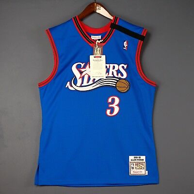 iverson blue sixers jersey