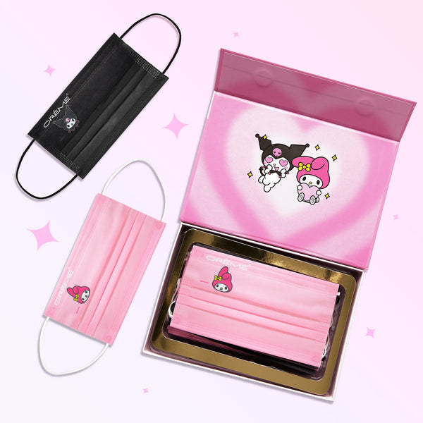 My Melody x Kuromi Protective Face Mask Set + Collectible Box
