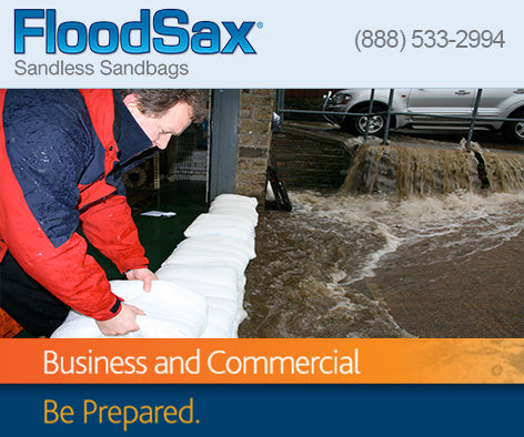 Sandless Sandbags for Business and Commercial property protection flood defence