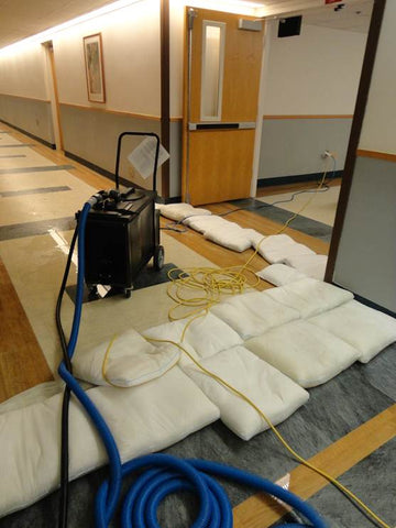 sandless sandbags floodsax saves hospital from indoor water damage