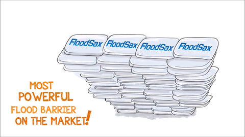 floodsax builds saltwater compliant barriers and stacks the highest instant sandbag alternative