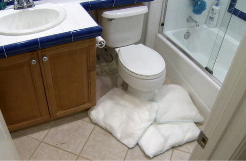 floodsax are ideal for indoor water damage protection toilet leaks