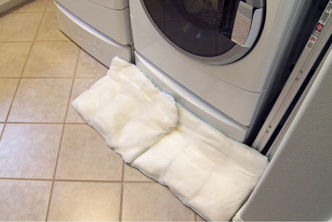 stop leaky appliances from flooding floors flood sacks sandless sandbags floodsax