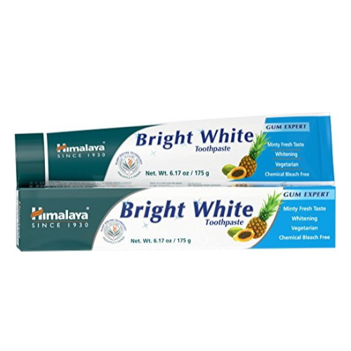 himalaya bright white toothpaste