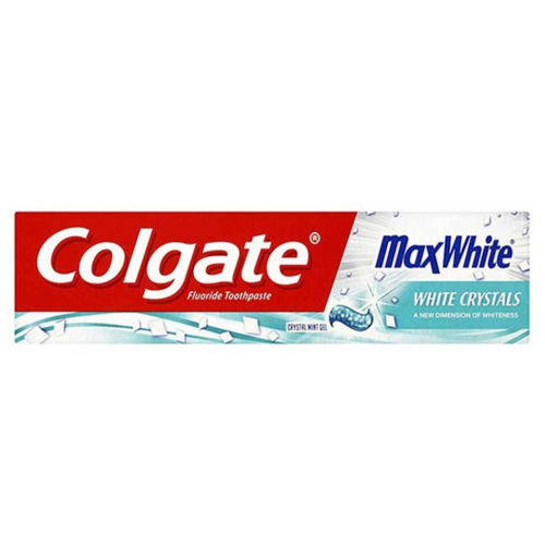 colgate max white crystal mint gel