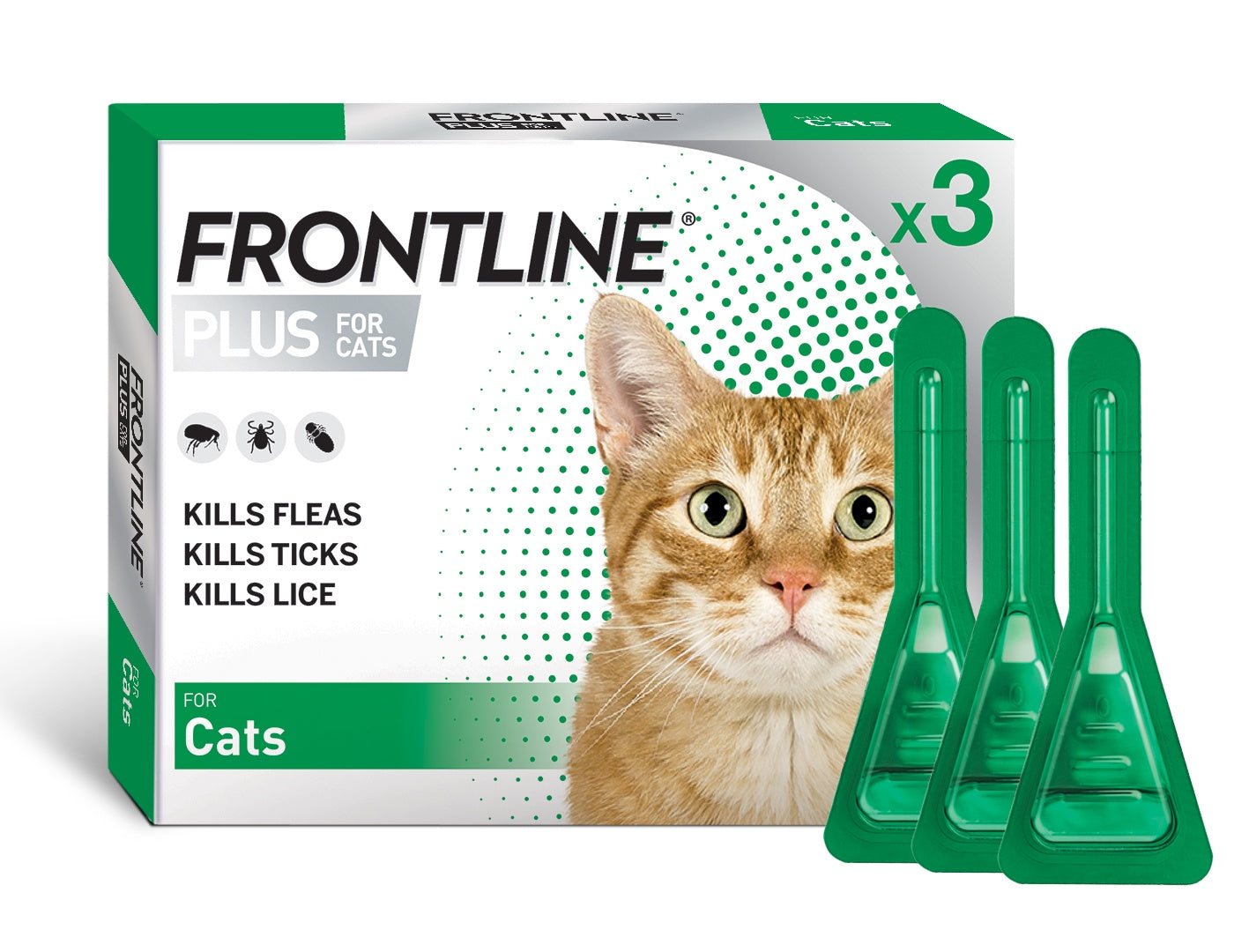 kas Of anders Gelukkig Frontline Plus Cats 3 Pack