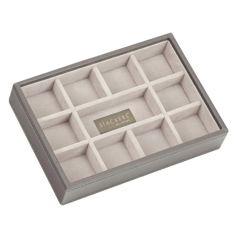 Stackers Mink & Grey Mini 11 Section Jewellery Tray