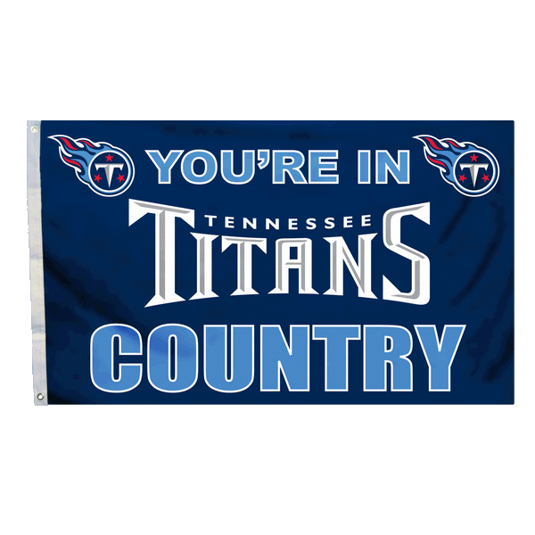 NFL TENNESSEE TITANS 3' X 5' COUNTRY FLAG