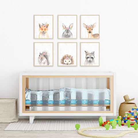 Woodland Animal Wall Art