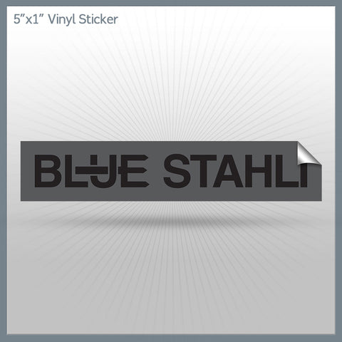 Blue Stahli - Pitchfork Logo 5 x 1 Vinyl Sticker