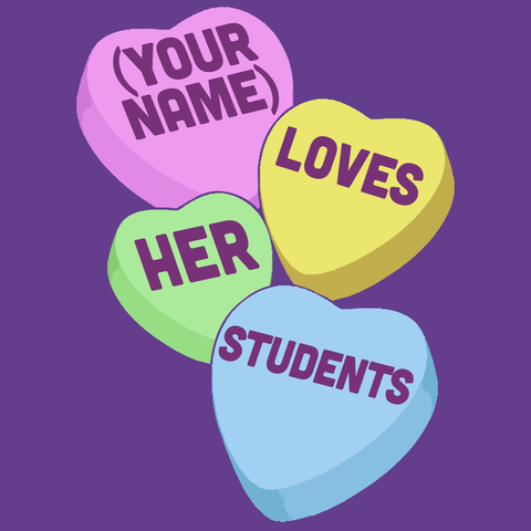 Teacher - Candy Hearts Students - - 15
