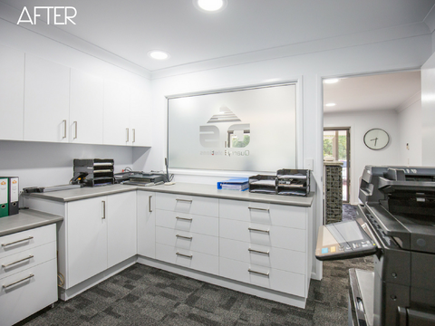 Before & After Commercial Interior Design Project at Chinderah, Tweed Coast | Tailored Space Interiors