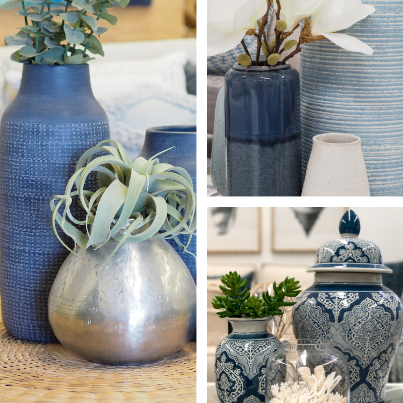 colour-trend-2020-ink-blue-decor-vases
