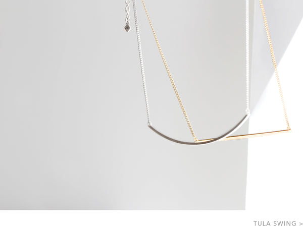 Tula Swing Necklace in Gold and Silver