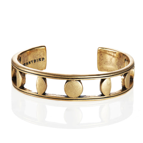 Moonsong Cuff in Gold by Jenny Bird