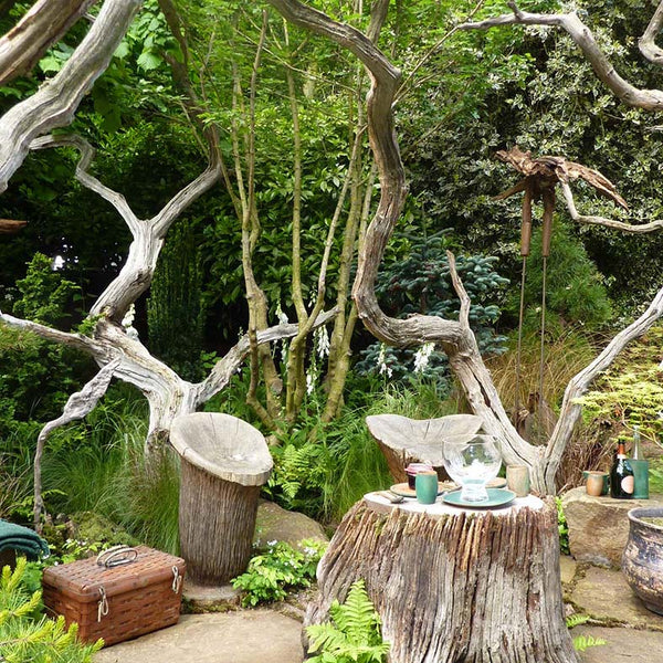 Magical picnic area in Chelsea Flower Show garden