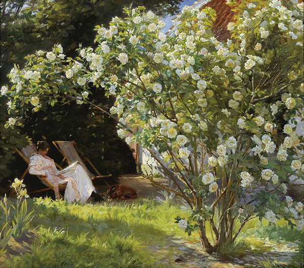 P.S. Krøyer - Roses painting from Painting the modern Garden exhibition