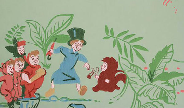 Vintage Disney Peter Pan children's wallpaper