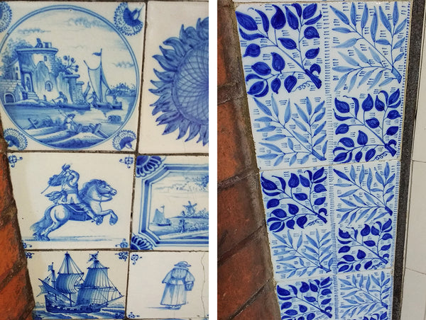 William Morris - The Red House painted tiles