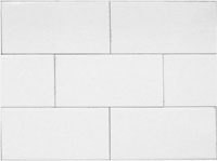 Subway White 3"x6" Glossy