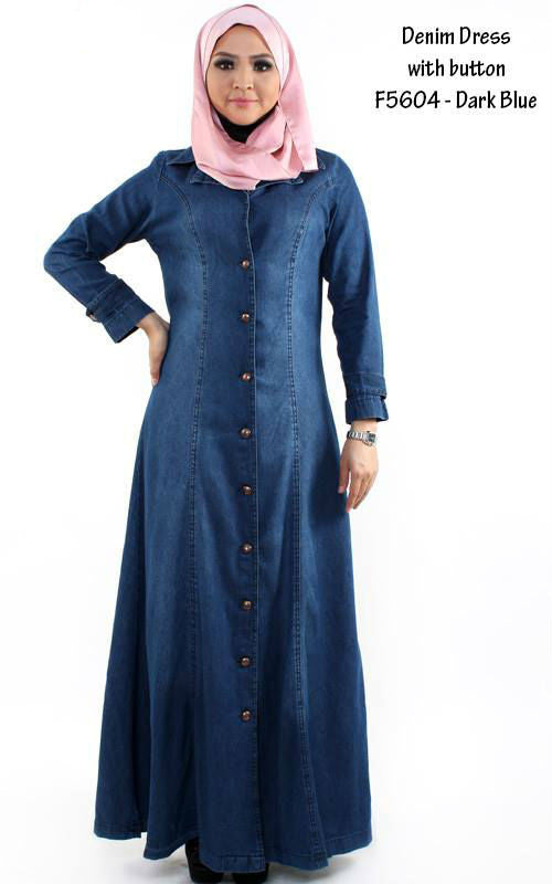 jubah denim