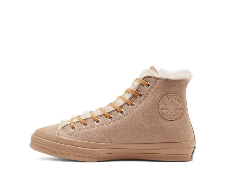 converse shearling hi tops