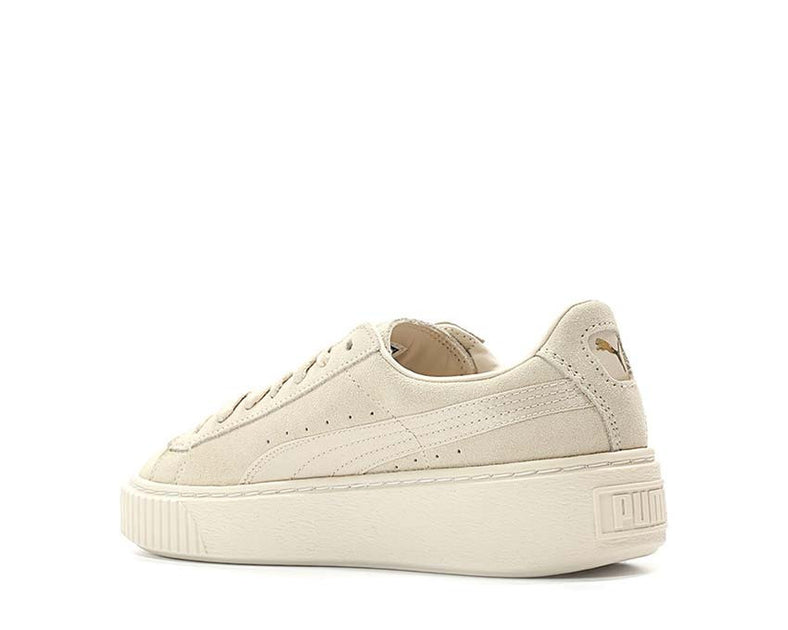 puma tan platform sneakers