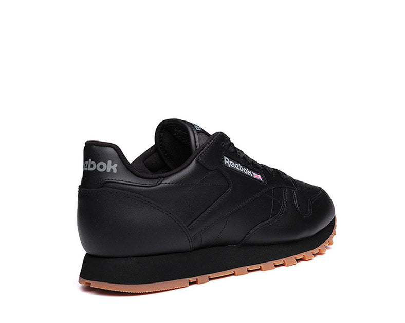 reebok cl leather black gum