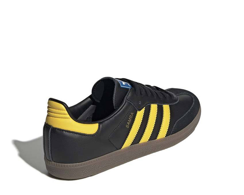 adidas samba og black and yellow