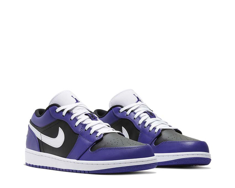 purple and black jordan 1 low