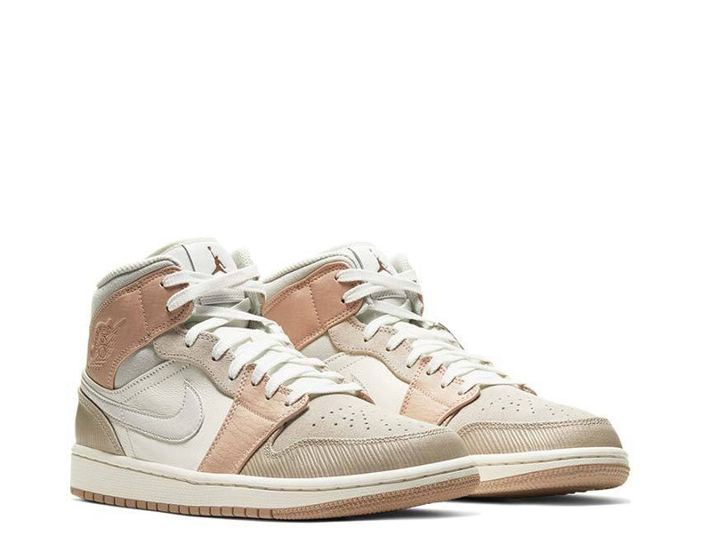 air jordan 1 mid light bone