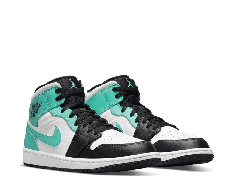 air jordan 1 mid white tropical twist black release date