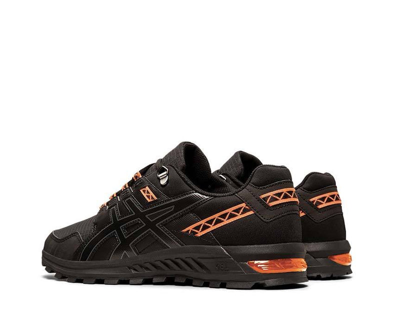 asics noir orange