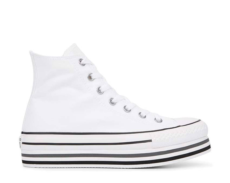 converse all star chuck taylor platform white