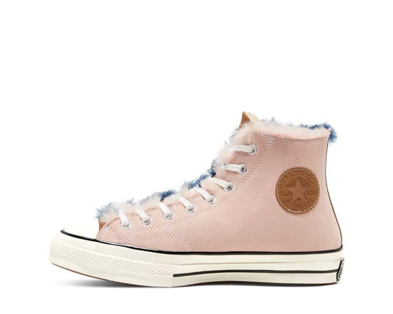 baby pink and gold converse