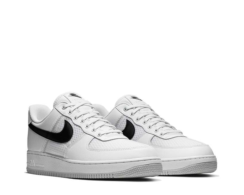 nike air force 1 white with black trim