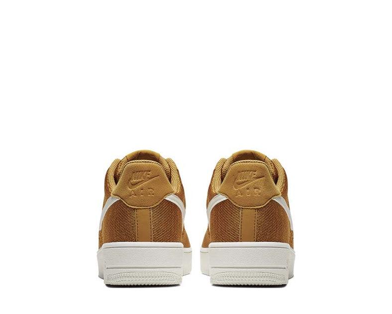 nike air force 1 flyknit mens gold