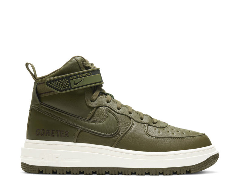 army green air force ones high